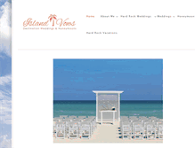 Tablet Screenshot of islandvows.net